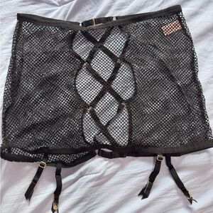 Victoria's Secret Black Fishnet Lingerie